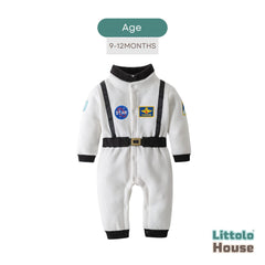 Baby Astronaut Costume Outfit O037 | 1Y | White