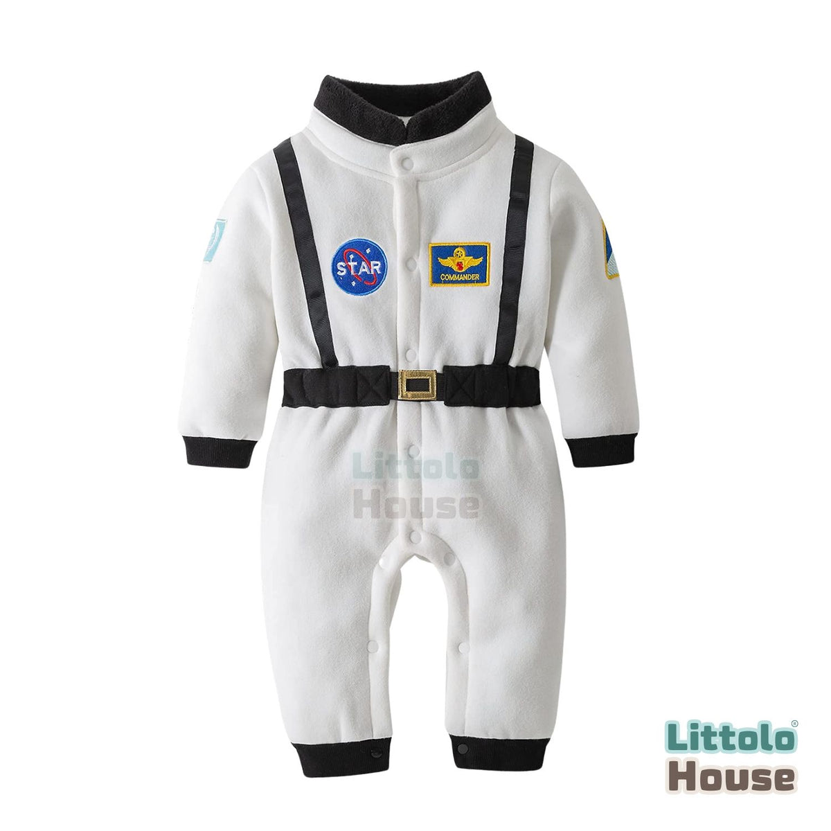 Baby Astronaut Costume O037 | 6M | White