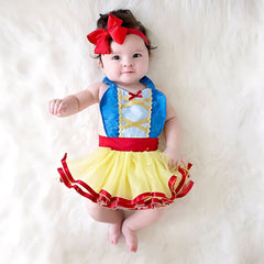 Baby Snow White Apron Style Outfit O185 | 6M | Multicolour