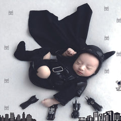 Baby Batman Costume with Accessories O191 | NB | Black