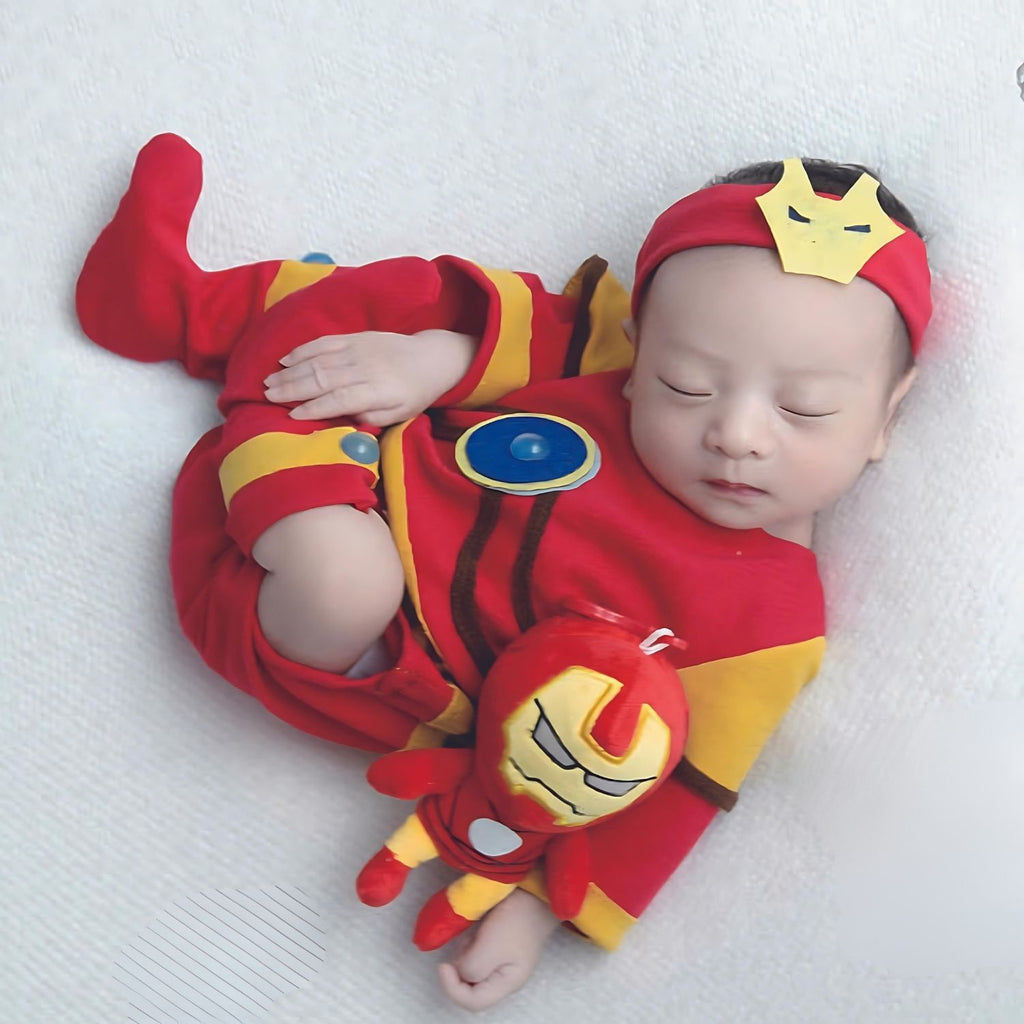 Buy Baby Ironman Costume with Accessories Superhero Outfit
