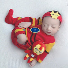 Baby Ironman Costume with Acessories O192 | NB | Orange Yellow