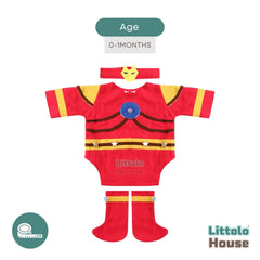 Baby Ironman Costume with Acessories O192 | NB | Orange Yellow