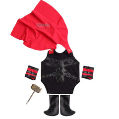 Baby Thor Costume with Acessories O193 | NB | Red Black