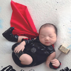 Baby Thor Costume with Acessories O193 | NB | Red Black