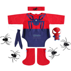 Baby Spiderman Costume with Acessories O195 | NB | Red Blue