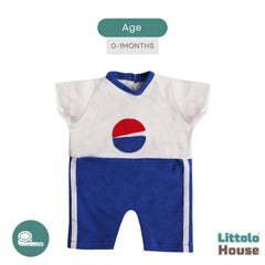 Baby Pepsi Theme Costume with Acessories O197 | NB | White Blue