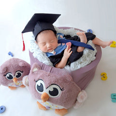 Baby Graduation Costume with Hat O198 | NB | Black