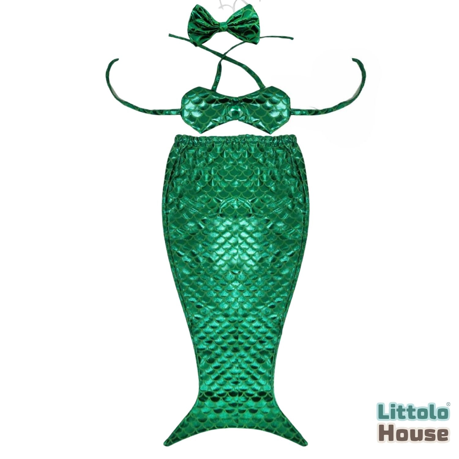 Baby Girl Mermaid Outfit O199 | Green