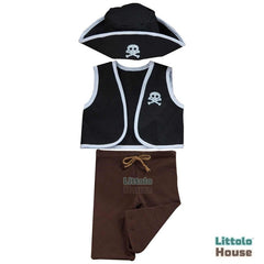 Baby Pirate Costume O203 | NB | Black