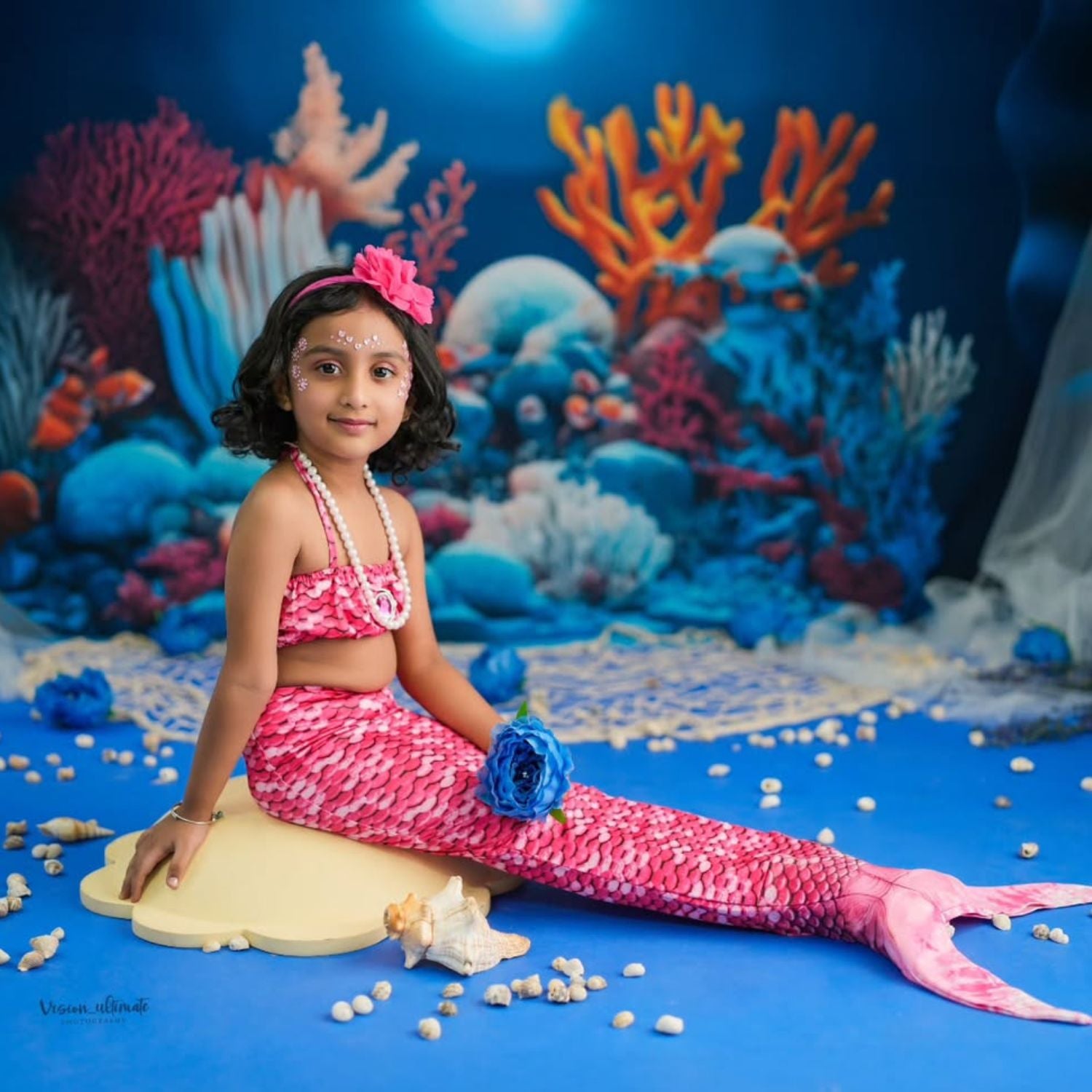 Baby Girl Mermaid Costume O204 | Pink