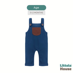 Baby Ribbed Romper O228 | 2M | Royal Blue