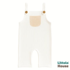 Baby Ribbed Romper O228 | 2M | White