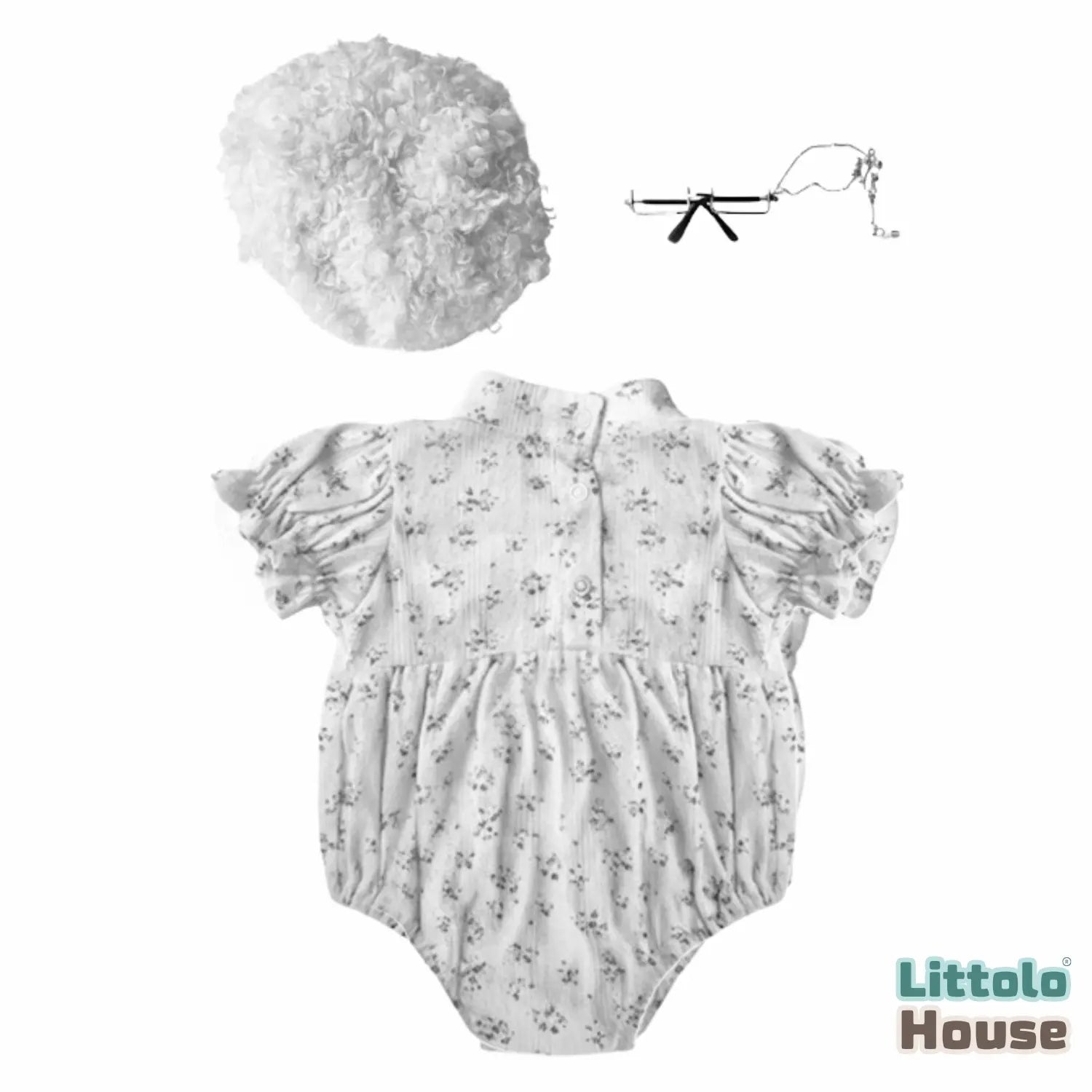 Baby Grandma Inspired Costume O250 | NB | White