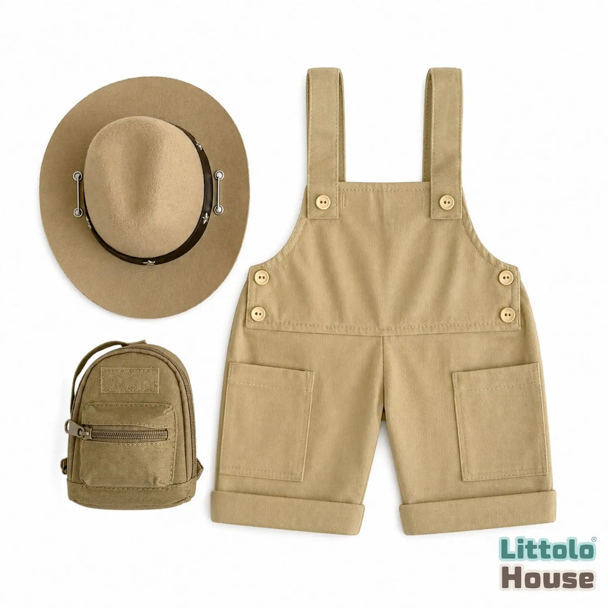 Baby Little Explorer Safari Adventure Set O267 | NB | Khaki