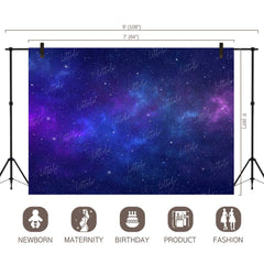 LB0001 Galaxy Texture Backdrop