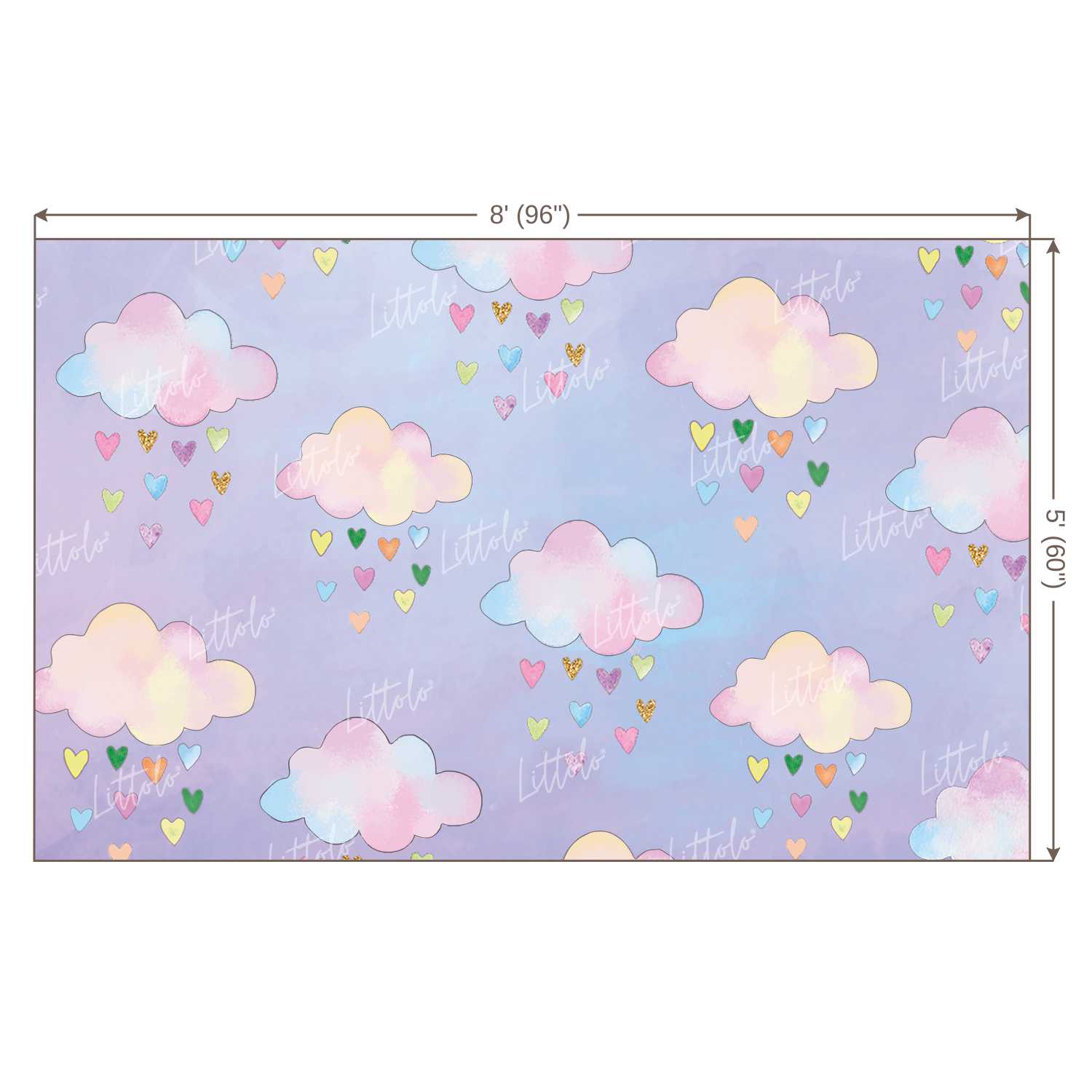 LB0010 Clouds Theme Backdrop