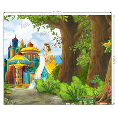 LB0014 Princess Castle Theme Backdrop