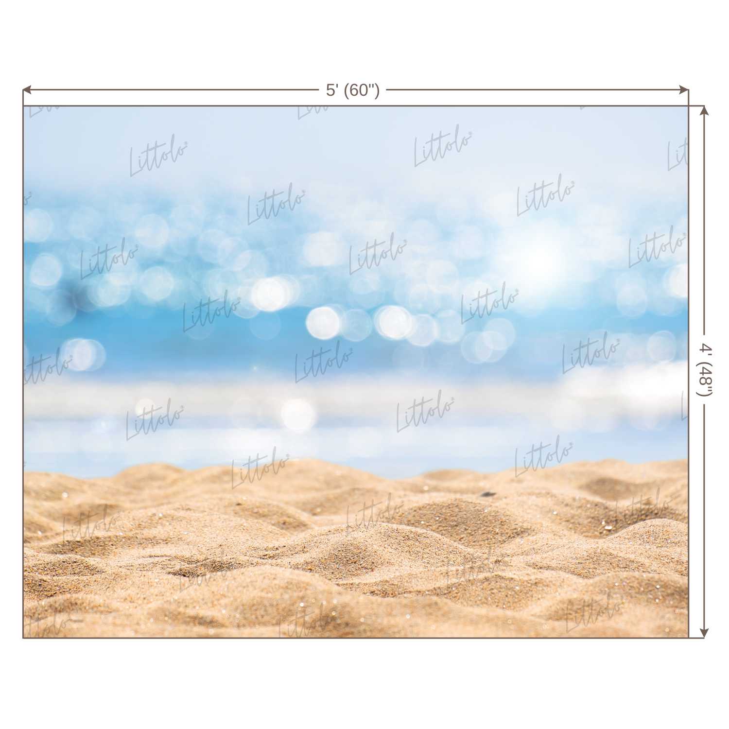 LB0021 Beach Sand Theme Backdrop