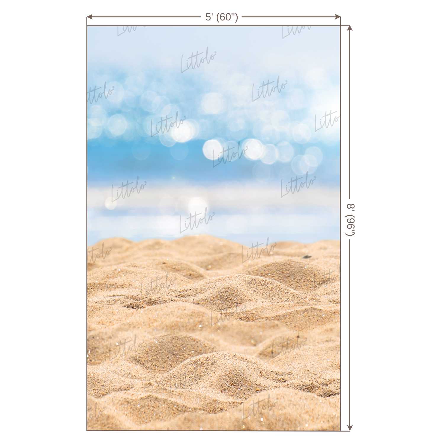 LB0021 Beach Sand Theme Backdrop