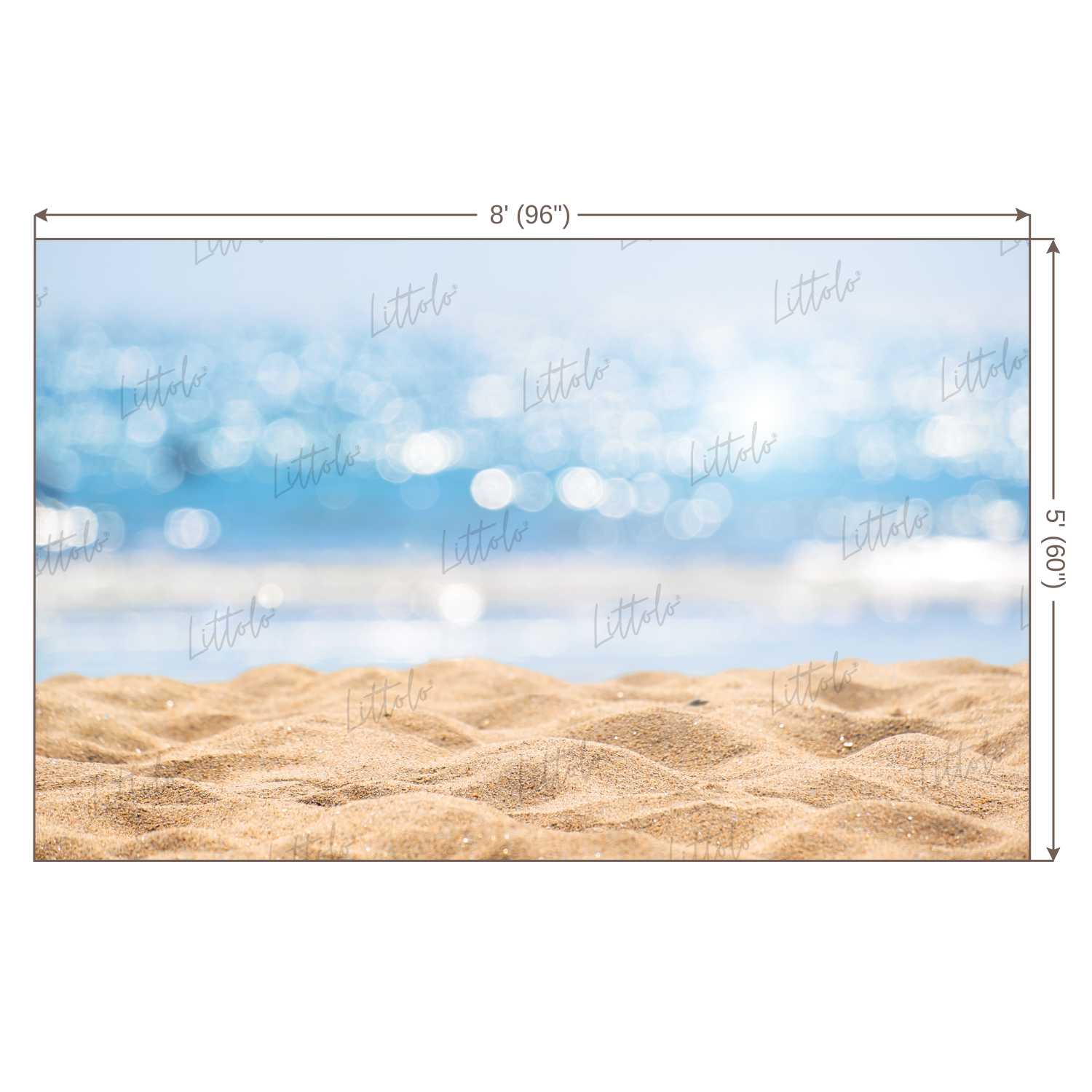 LB0021 Beach Sand Theme Backdrop