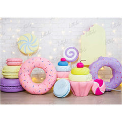 LB0023 Sugar Rush Balloons and Cake Smash Backdrop