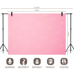 LB0026 Pink Love Texture Backdrop