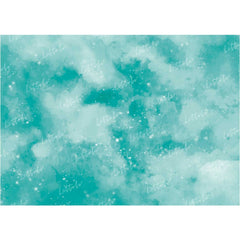 LB0029 Mermaid Fins Green Shades Texture Backdrop