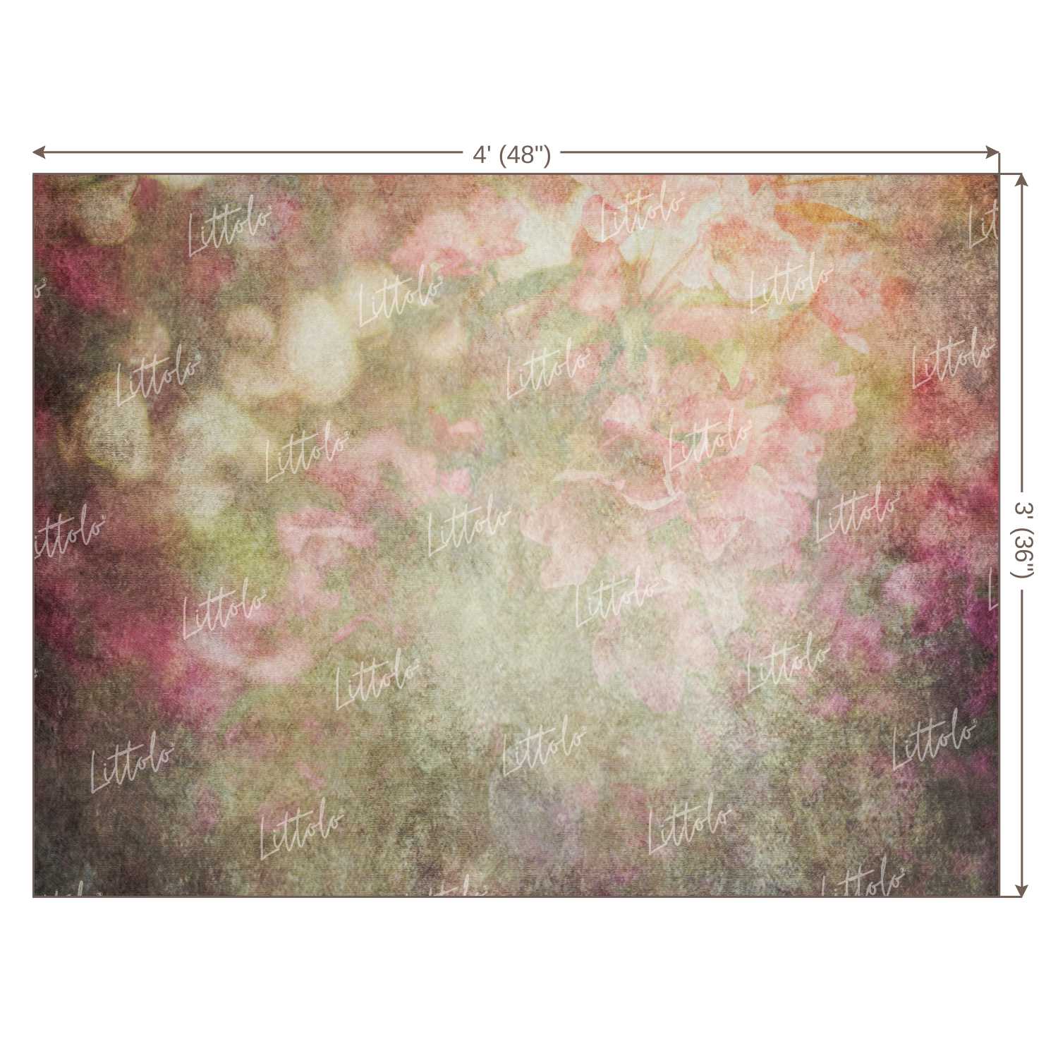 LB0040 Floral and Fine Arts Backdrop