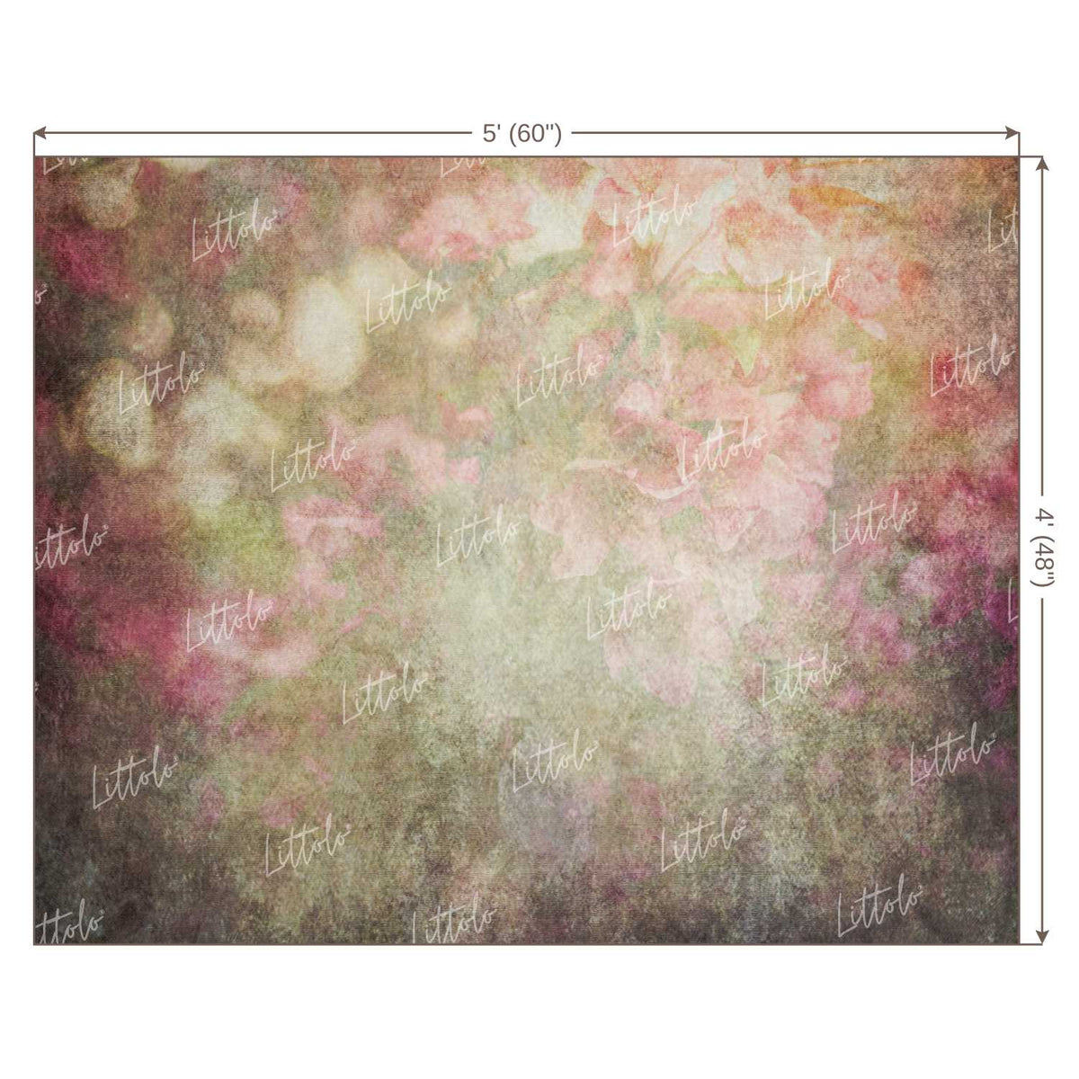 LB0040 Floral and Fine Arts Backdrop