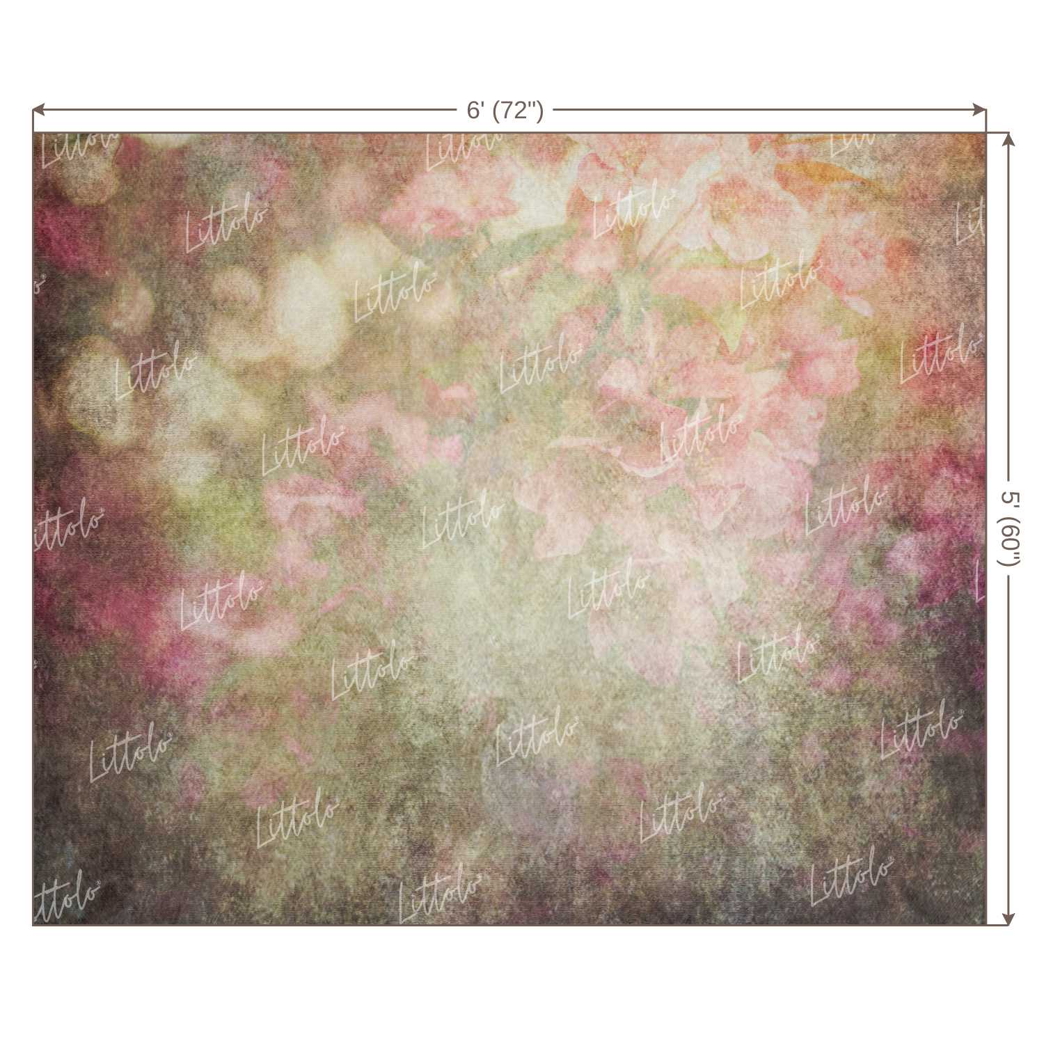 LB0040 Floral and Fine Arts Backdrop