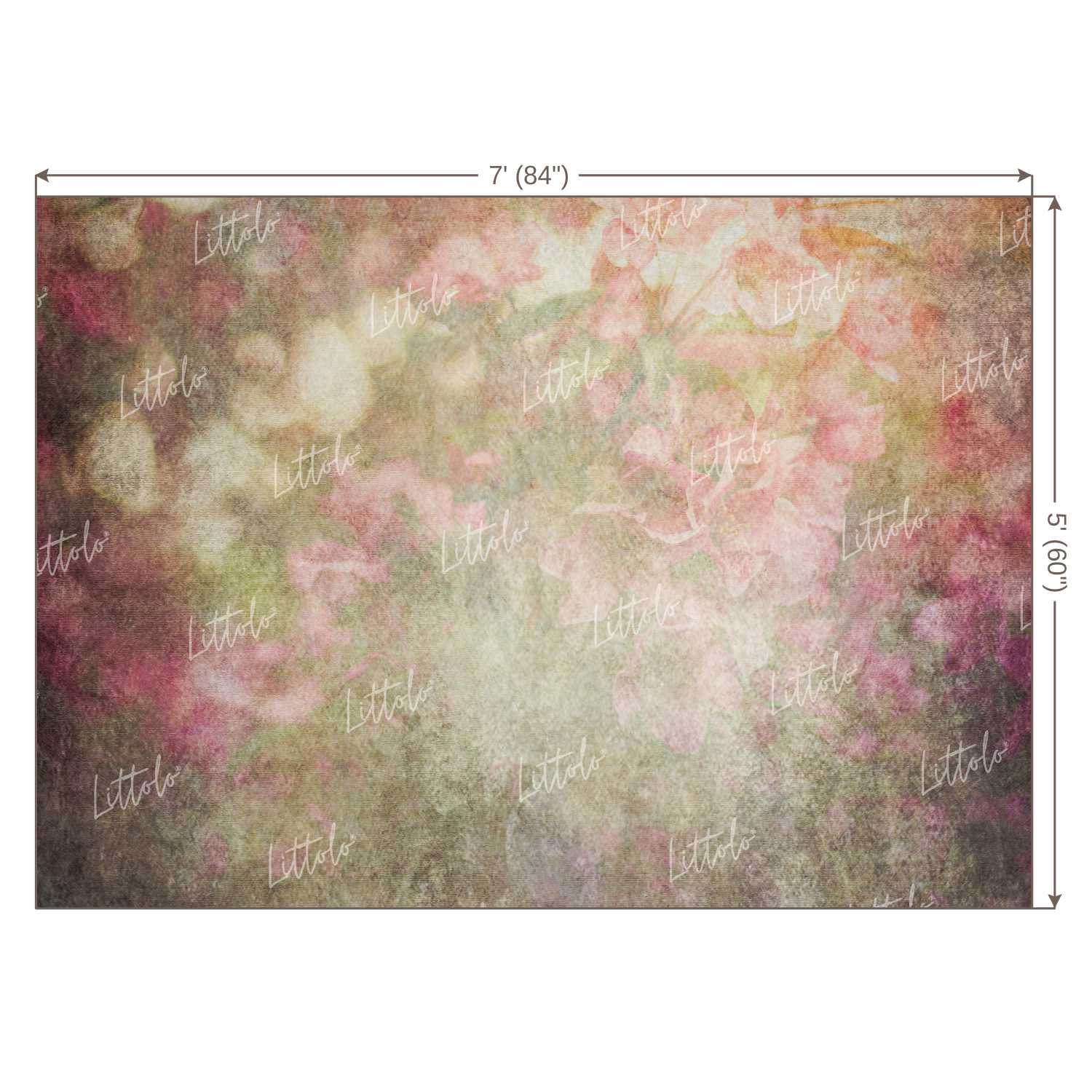 LB0040 Floral and Fine Arts Backdrop