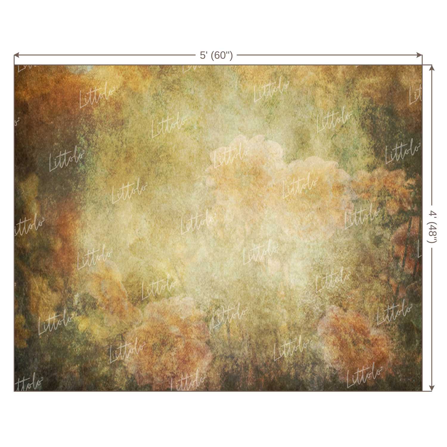 LB0042 Floral and Fine Arts Backdrop