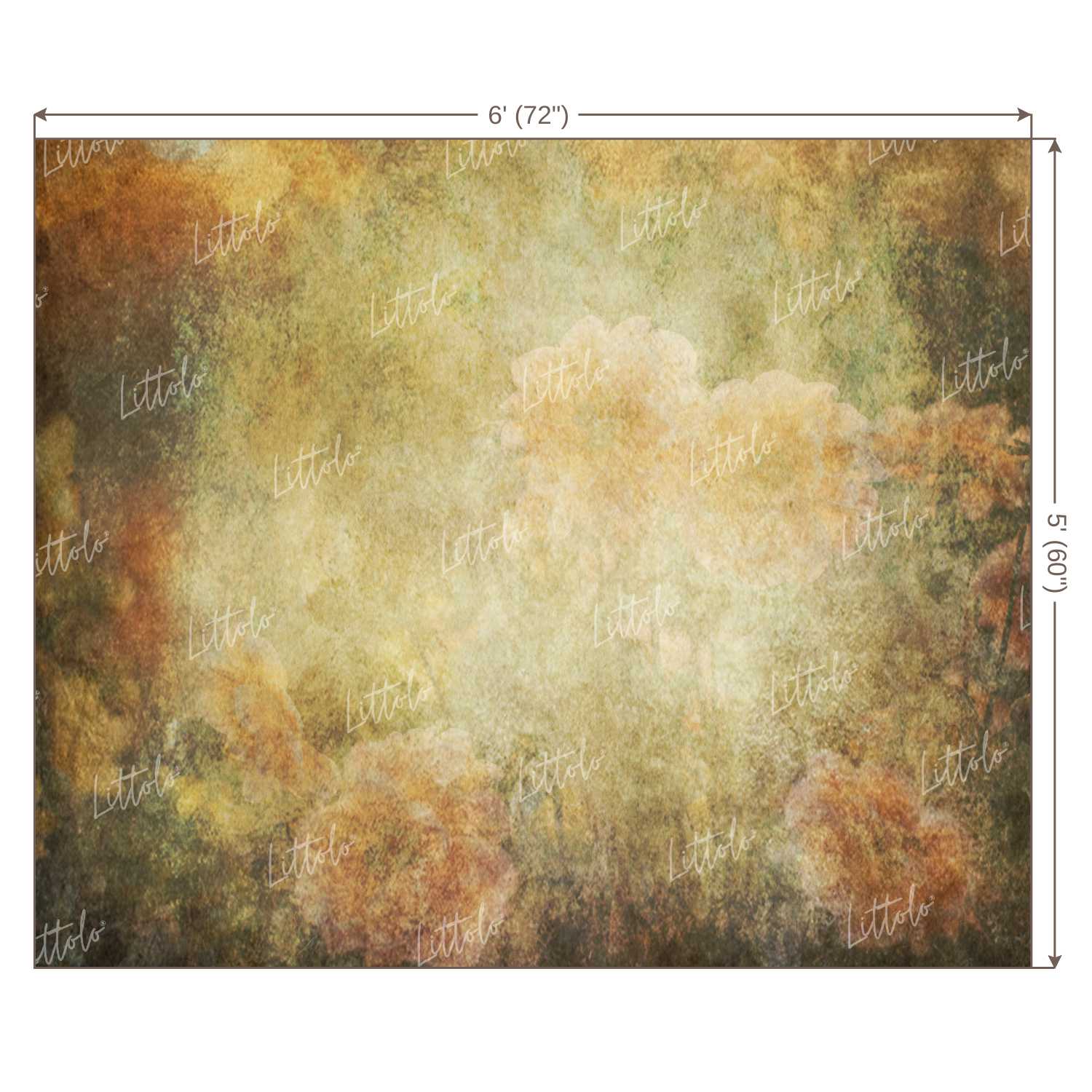 LB0042 Floral and Fine Arts Backdrop