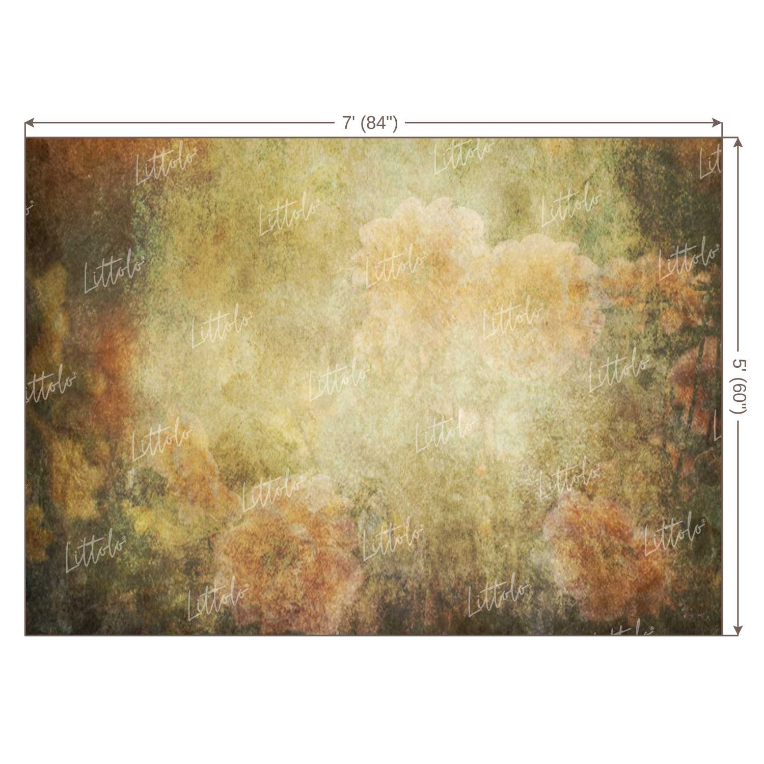 LB0042 Floral and Fine Arts Backdrop