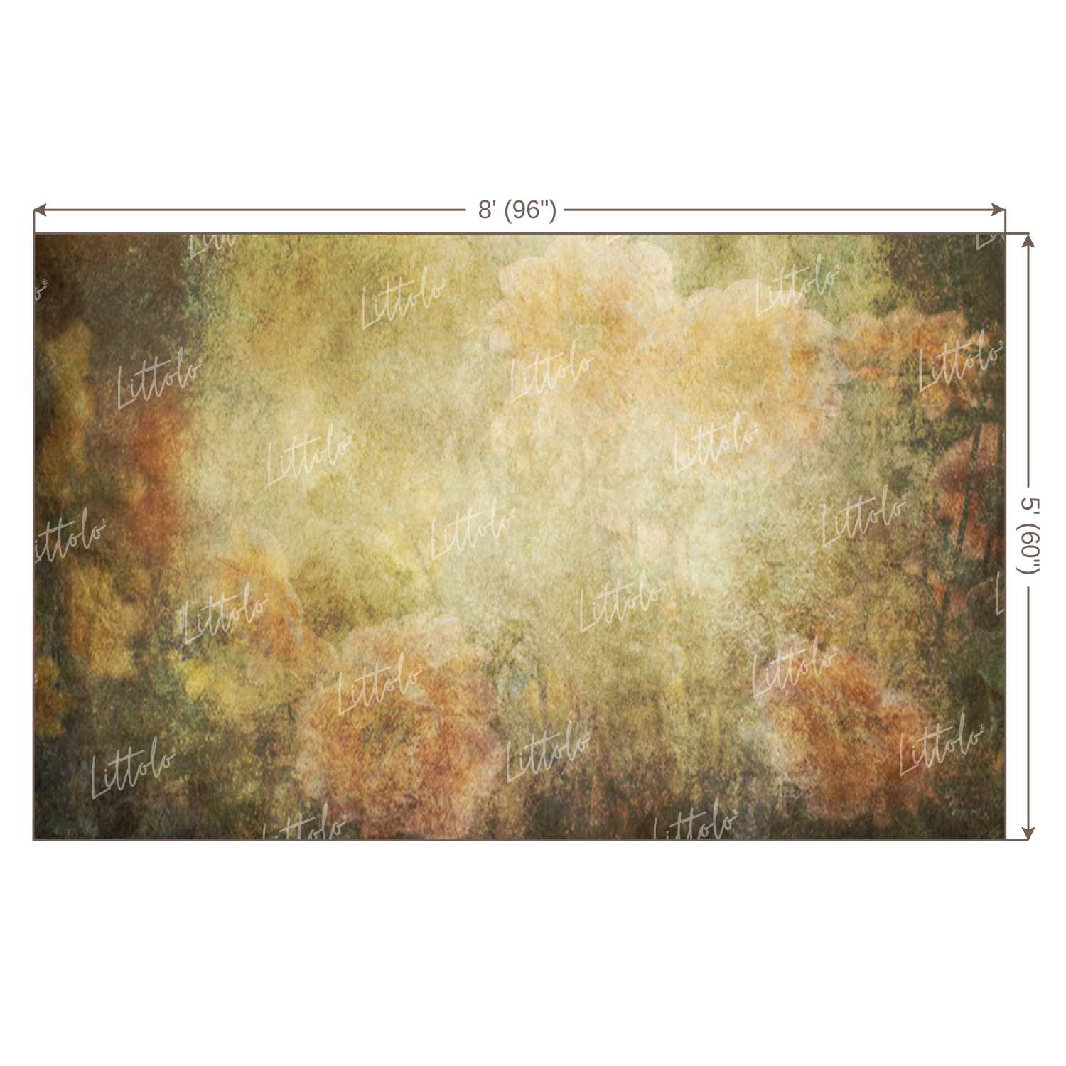 LB0042 Floral and Fine Arts Backdrop