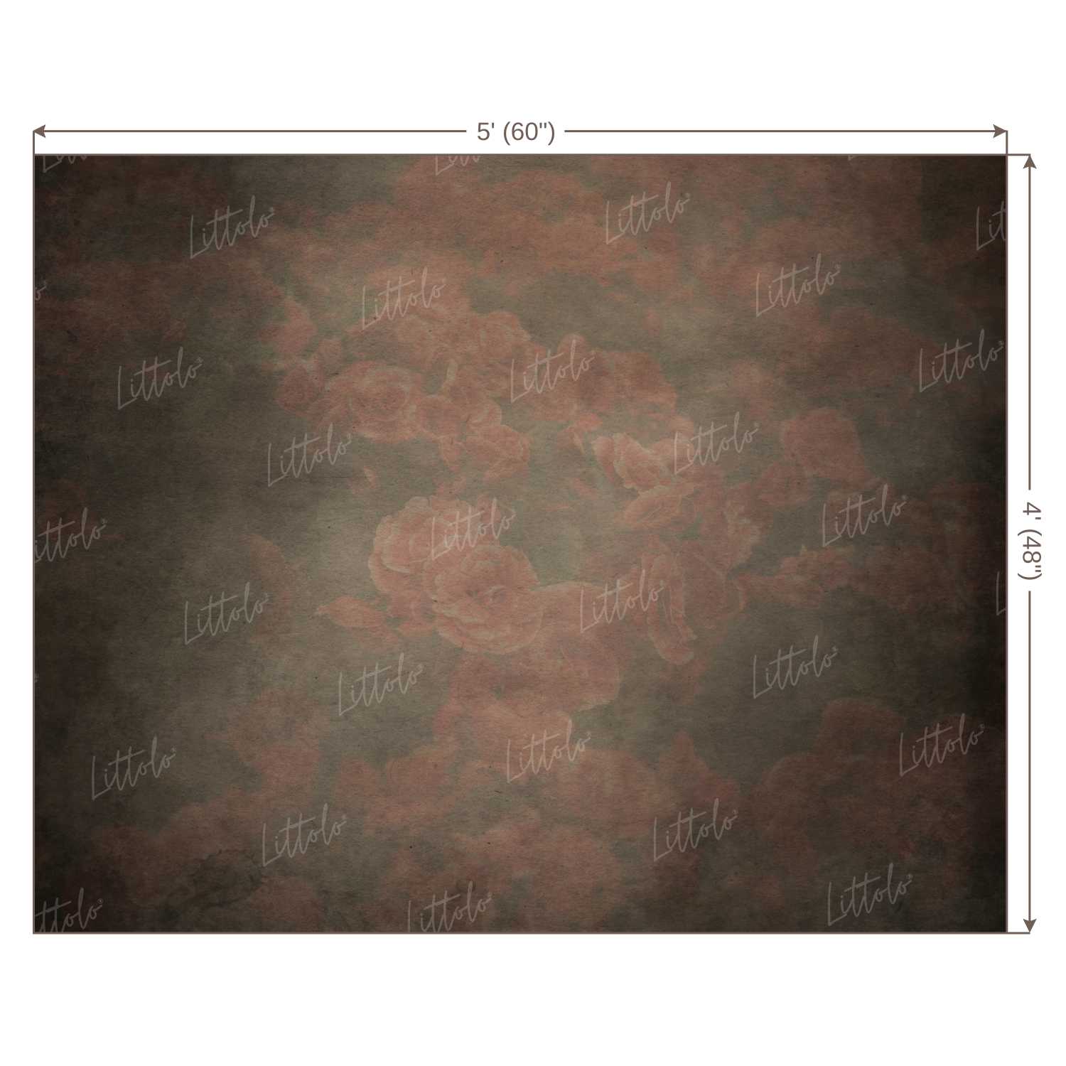 LB0046 Floral and Fine Arts Backdrop