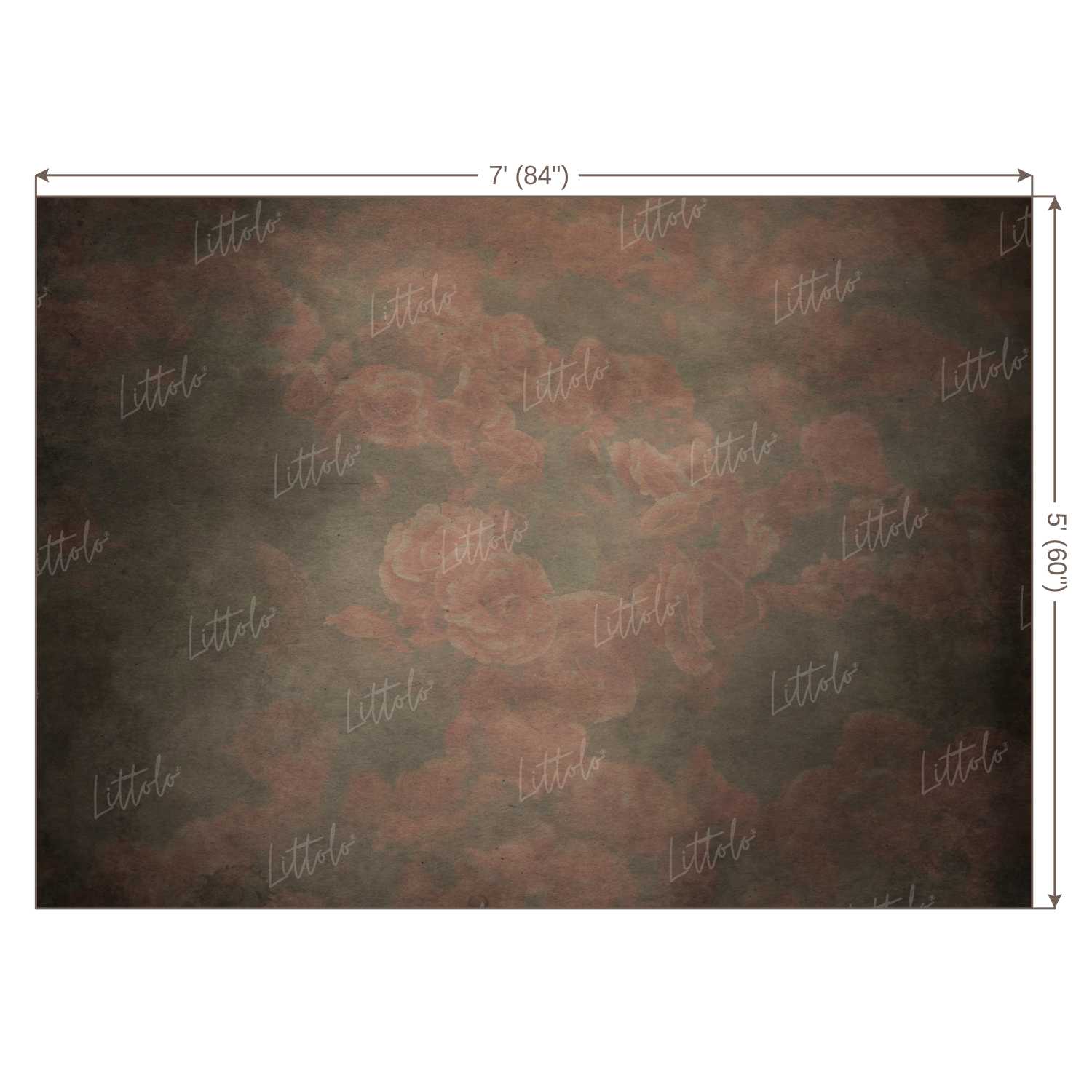 LB0046 Floral and Fine Arts Backdrop