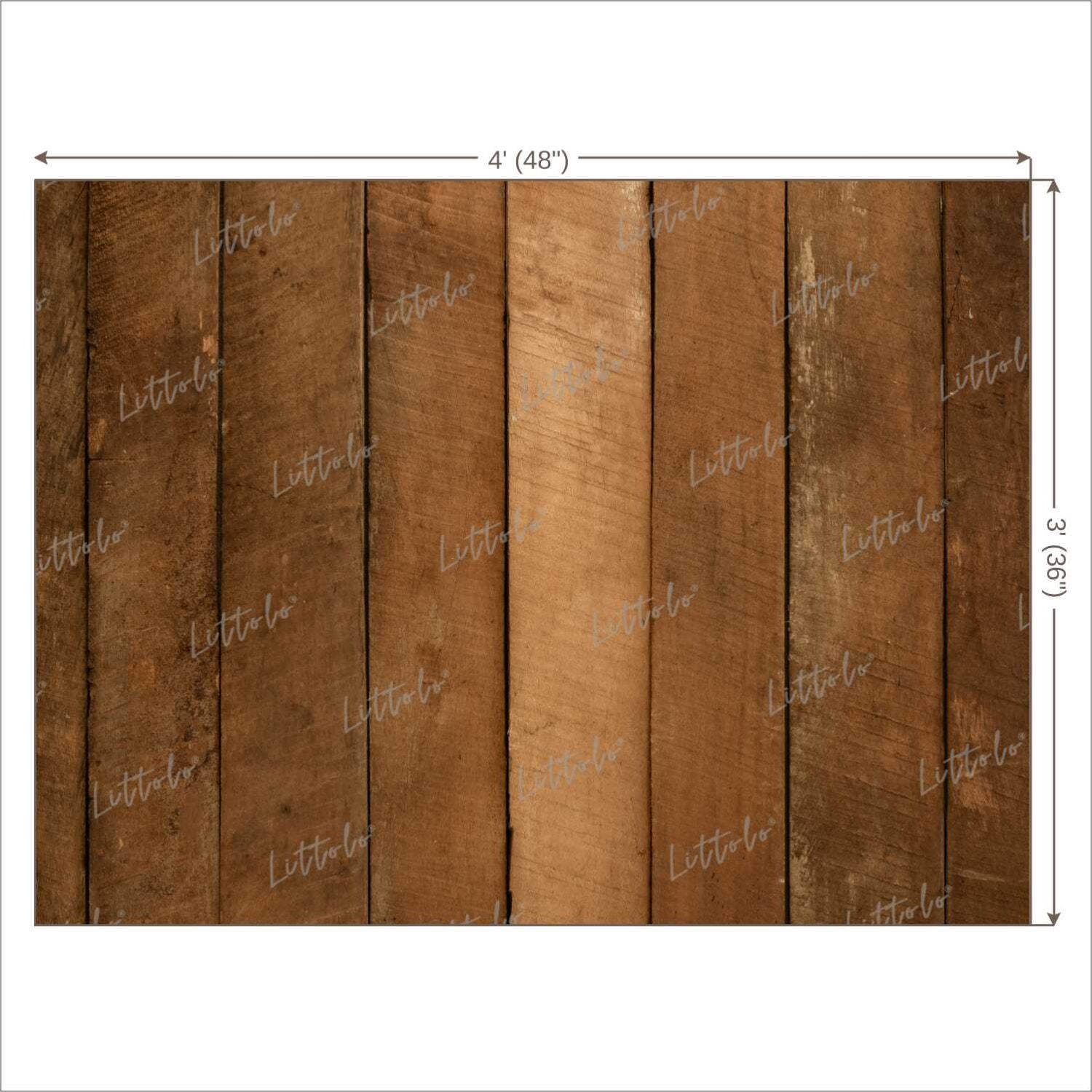 LB0065 Natural Wood Planks Backdrop