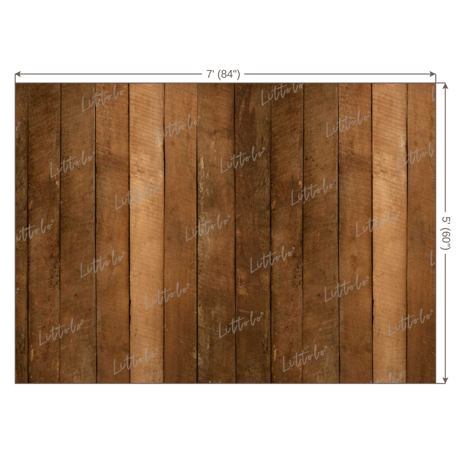 LB0065 Natural Wood Planks Backdrop