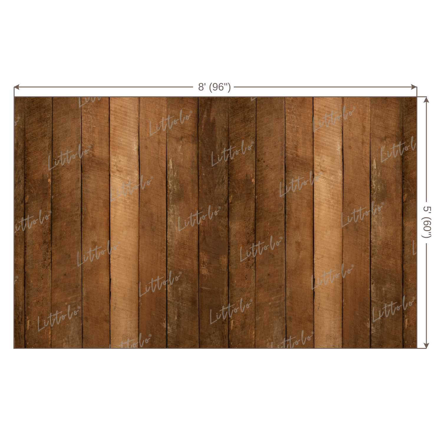 LB0065 Natural Wood Planks Backdrop