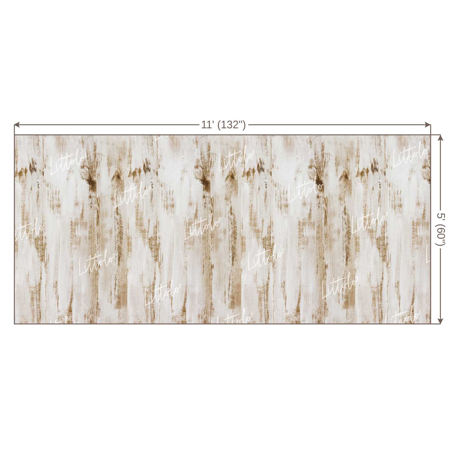 LB0067 White Planks Backdrop