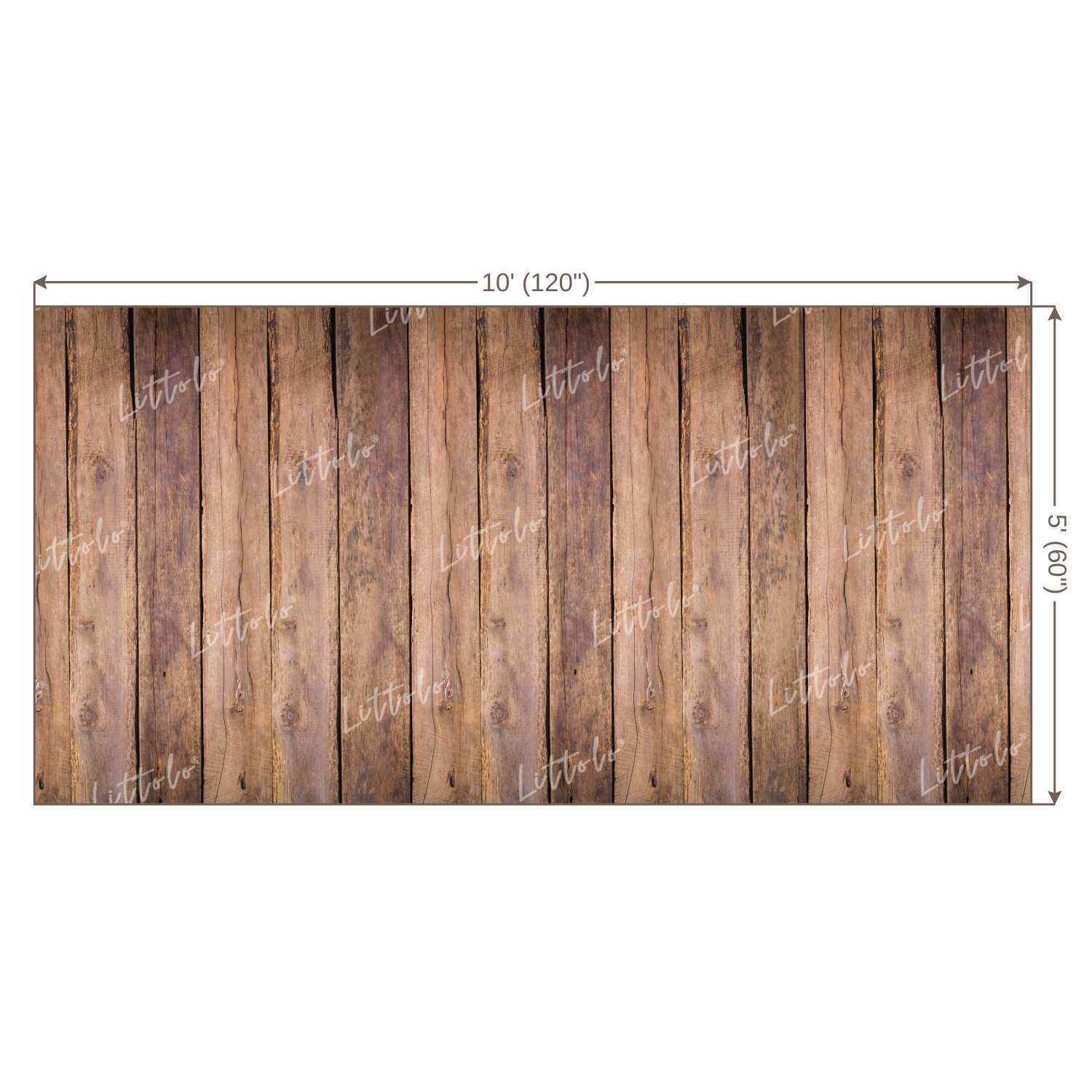 LB0075 Planks Backdrop