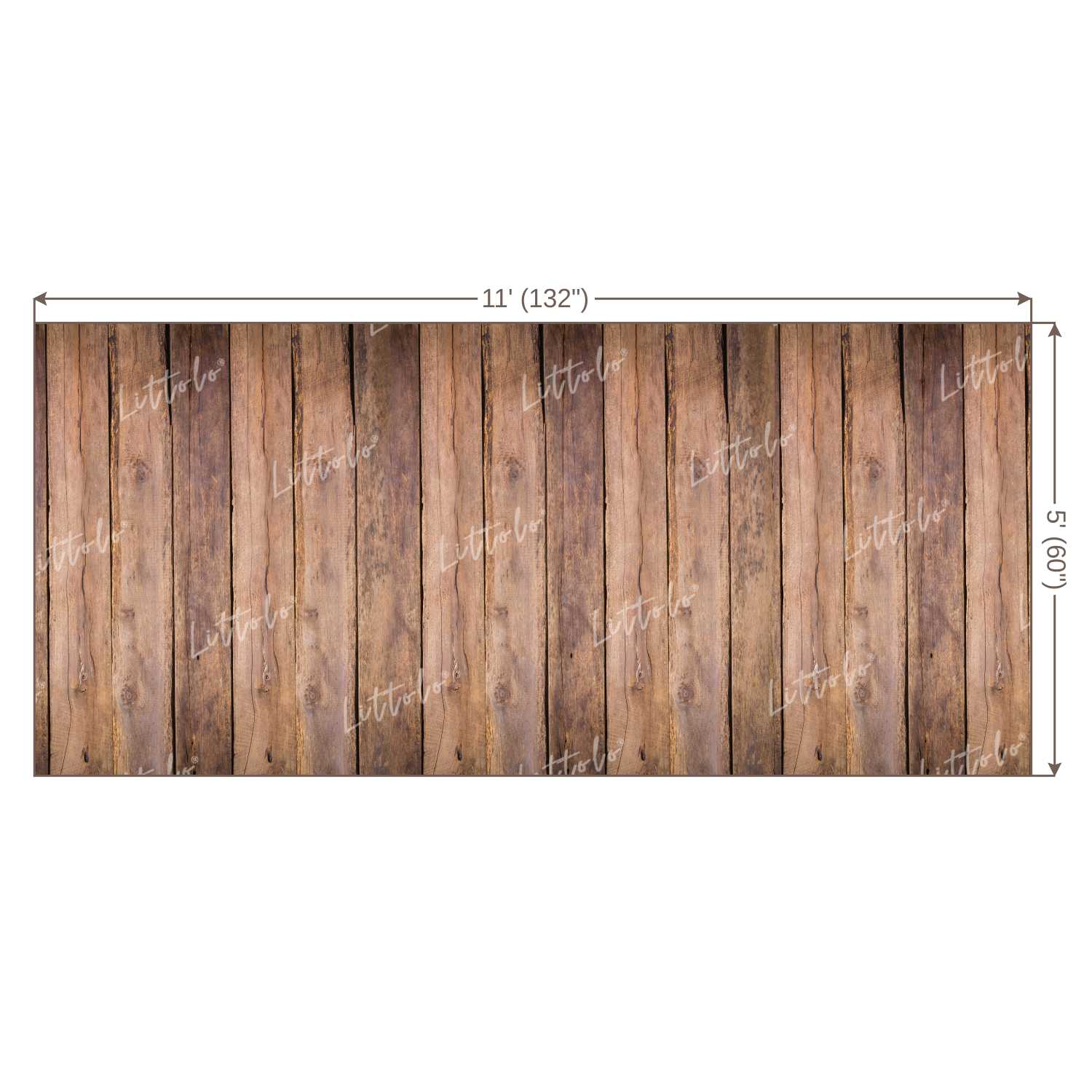 LB0075 Planks Backdrop