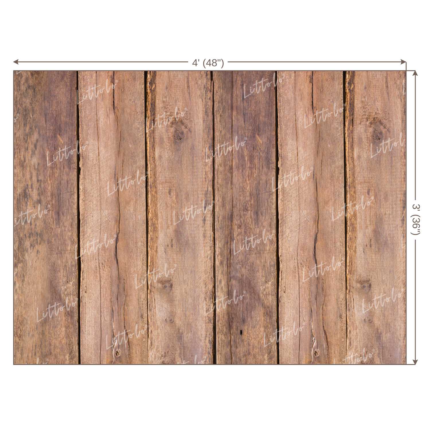 LB0075 Planks Backdrop