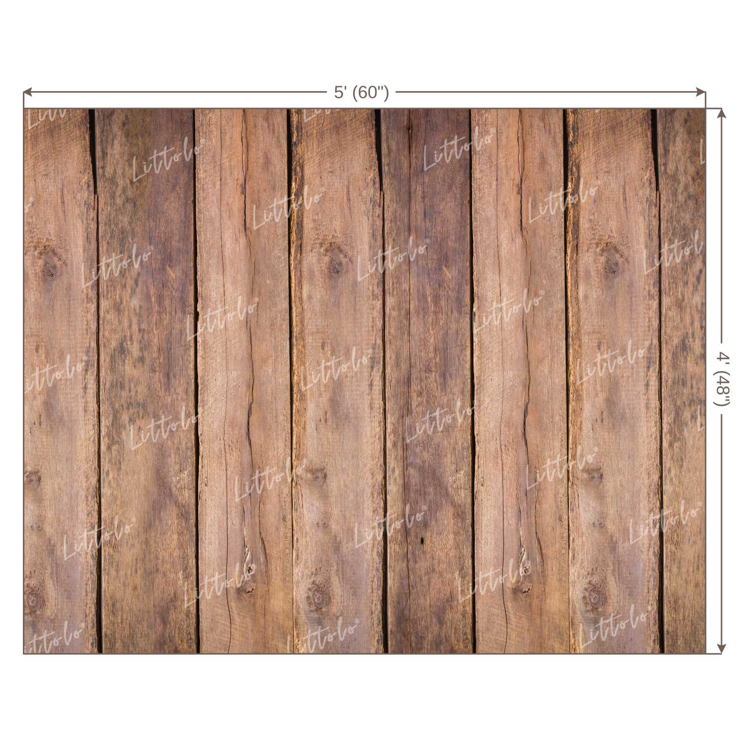 LB0075 Planks Backdrop