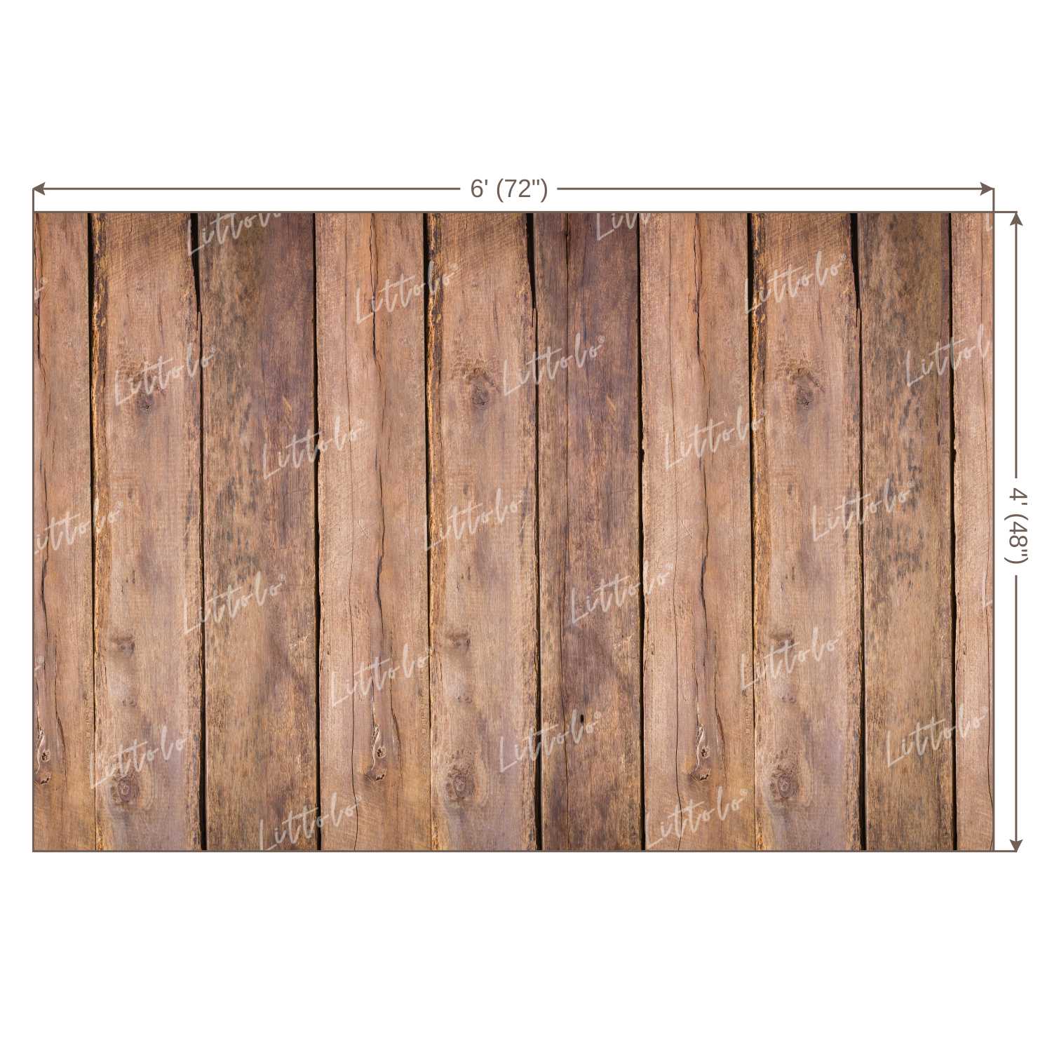 LB0075 Planks Backdrop