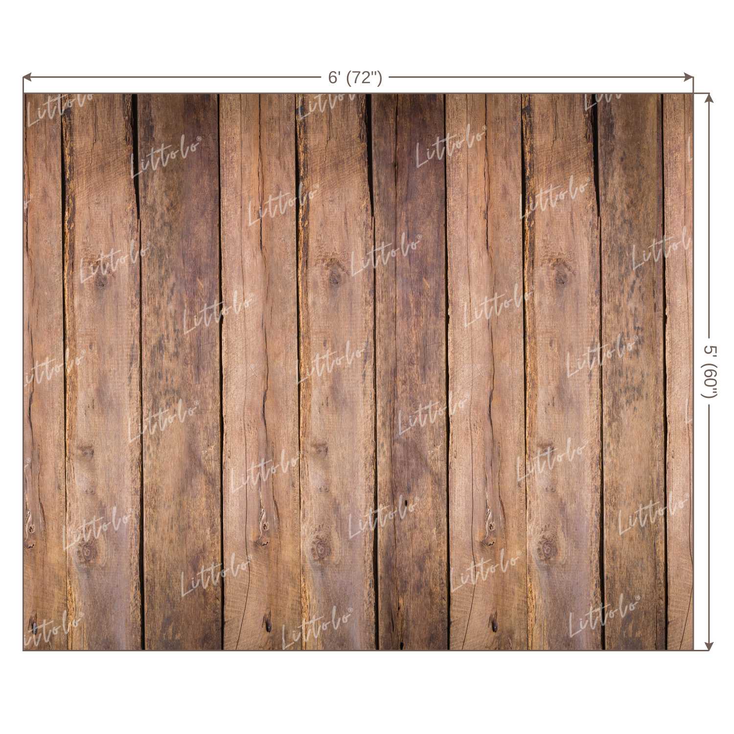 LB0075 Planks Backdrop