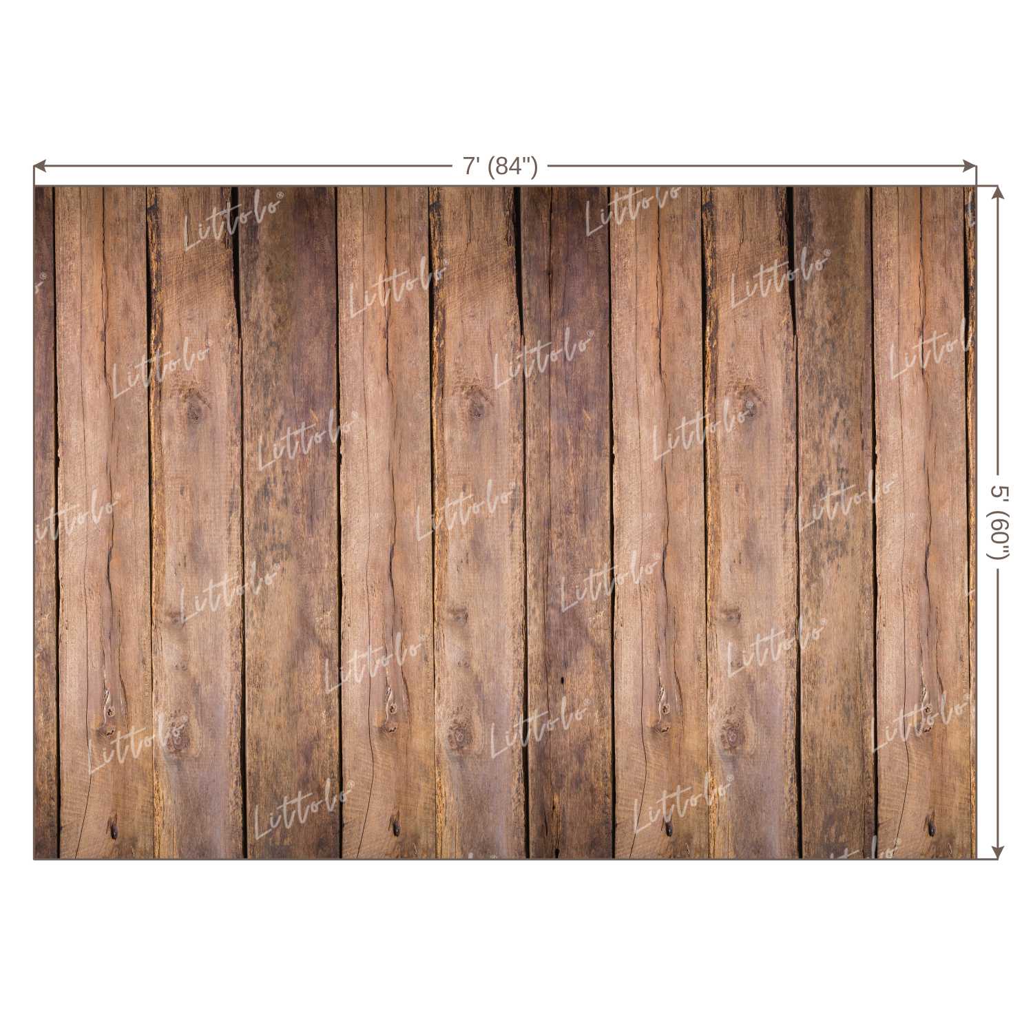 LB0075 Planks Backdrop