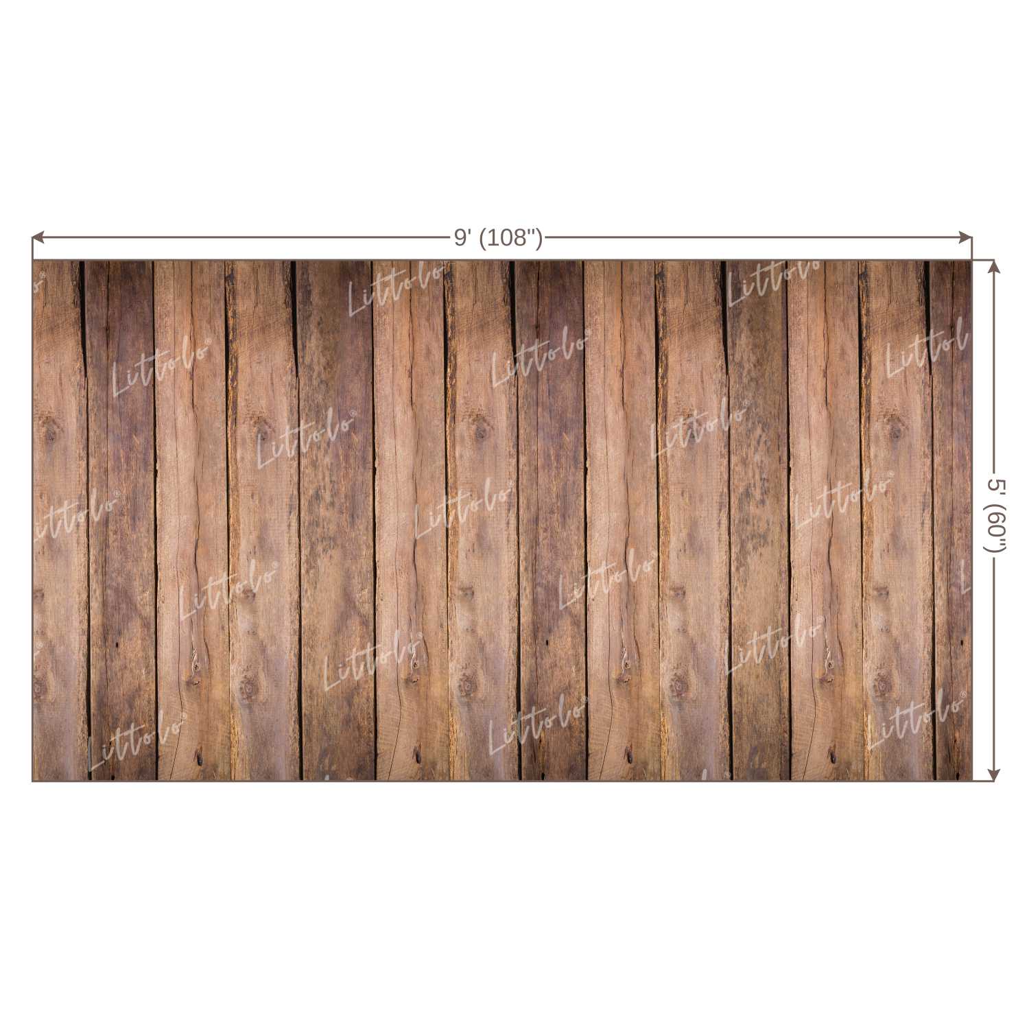 LB0075 Planks Backdrop